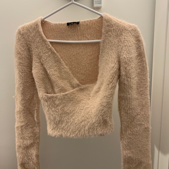 FUZZY WRAP TOP - Picture 1 of 2